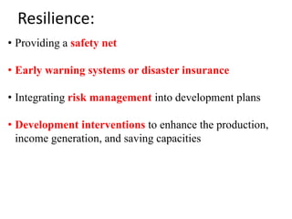 Climate change and sustainable intensification 