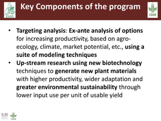 Sustainable intensification and climate change: An EARS-CGIAR Mega-program initiative in support of the Government of Ethiopia and the African Union