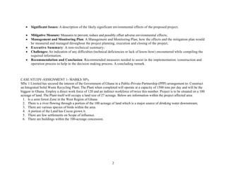 EIA REPORT FOR SOLID WASTE RECYCLING PLANT | PDF