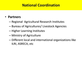 EIAR experience on potential interventions in livestock value chains development 