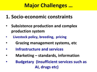 Experience at EIAR on Dairy Research and Development in Ethiopia