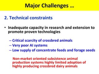 Experience at EIAR on Dairy Research and Development in Ethiopia