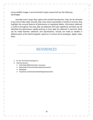 Environment Impact Assessment Using Remote Sensing | DOCX