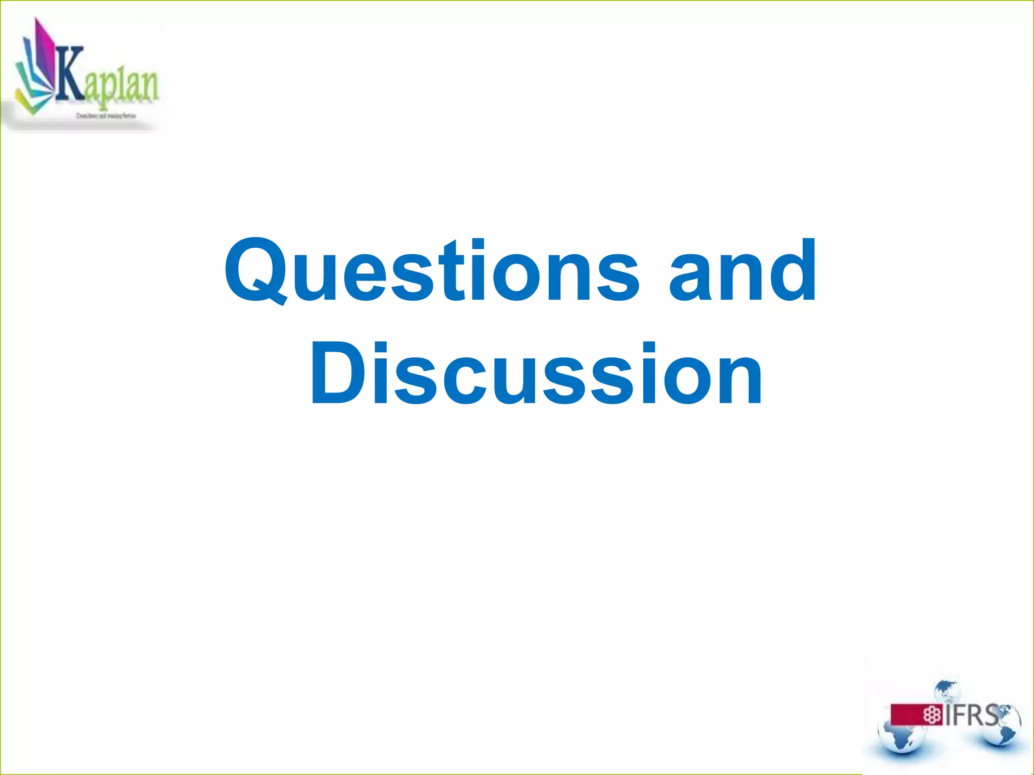 Questions and
Discussion
 