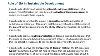 EIA Sustainable Development by a building | PDF