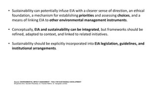 EIA Sustainable Development by a building | PDF