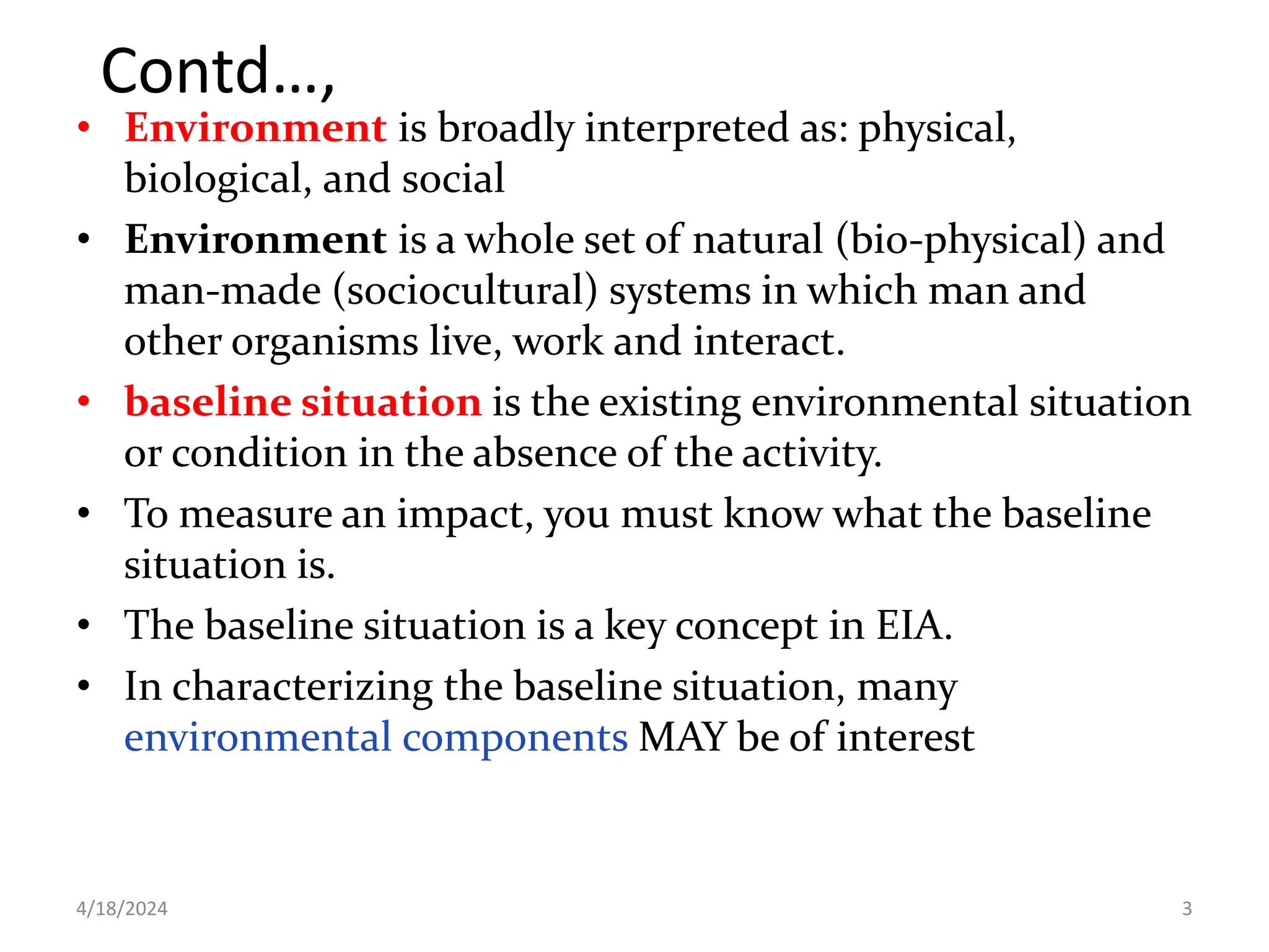 Environmental and Social Impact Assessment | PPTX
