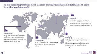 EIC Monthly : August 2022
3
เศรษฐกิจสหรัฐฯ
ขยายตัวชะลอลงจากอัตราดอกเบี้ยและเงินเฟ้อ
ที่อยู่ในระดับสูง กระทบต่ออุปสงค์ในประ...