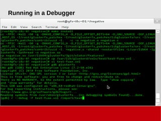 Running in a Debugger
 