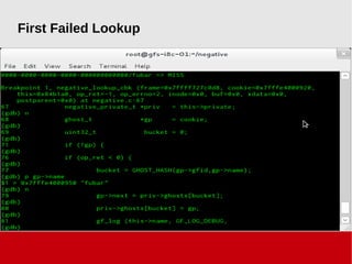 First Failed Lookup
 