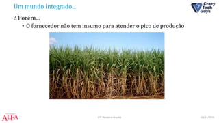 Um mundo Integrado...
Δ Porém...
• O fornecedor não tem insumo para atender o pico de produção
03/11/2016IOT Weekend Brasília
 