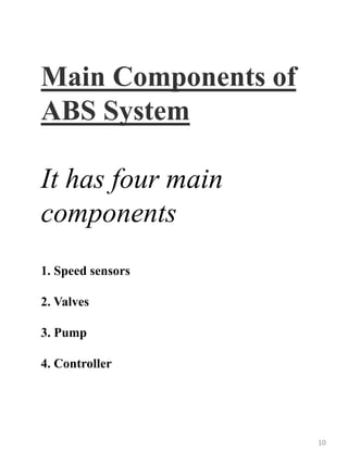 anti lock braking system