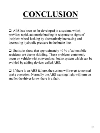 anti lock braking system