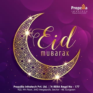 Eid Mubarak - Eid 2018 - Propzilla Infratech Pvt. Ltd.