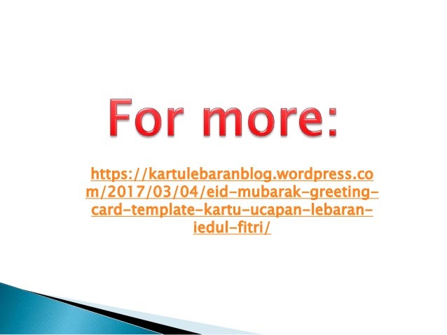 Eid mubarak greeting card template kartu ucapan lebaran 