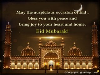 Eid wishes and greetings!!