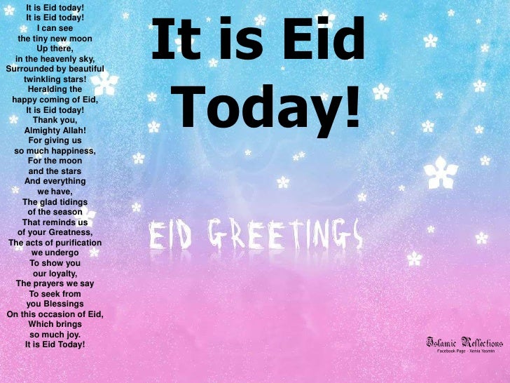 Eid Wishes and Greetings
