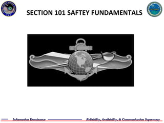 SECTION 101   SAFTEY FUNDAMENTALS   