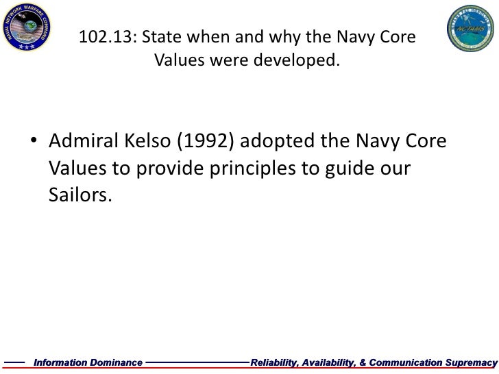 navy core values