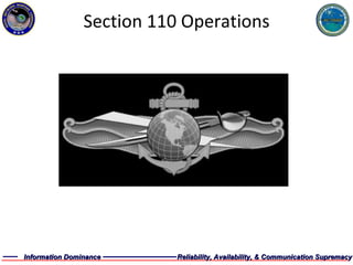 Section 110 Operations 