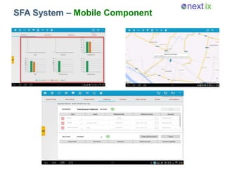 SFA System – Mobile Component
 