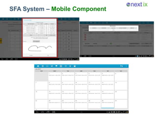 SFA System – Mobile Component
 