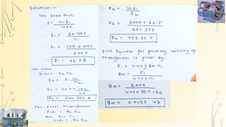 Comprehensive Study of Electrical Machines II: Transformers and Three ...