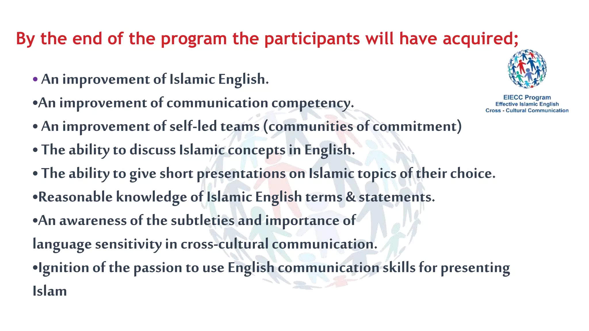 EIECC Academy/Program- Strategic Direction levels 1-2