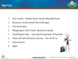 Arla Foods @ ARC Forum March 2016 - I4.0 & PackML | PDF