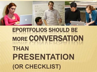 Portfolios can help learners find their Voice… and explore their Purpose and Passions through Choice!