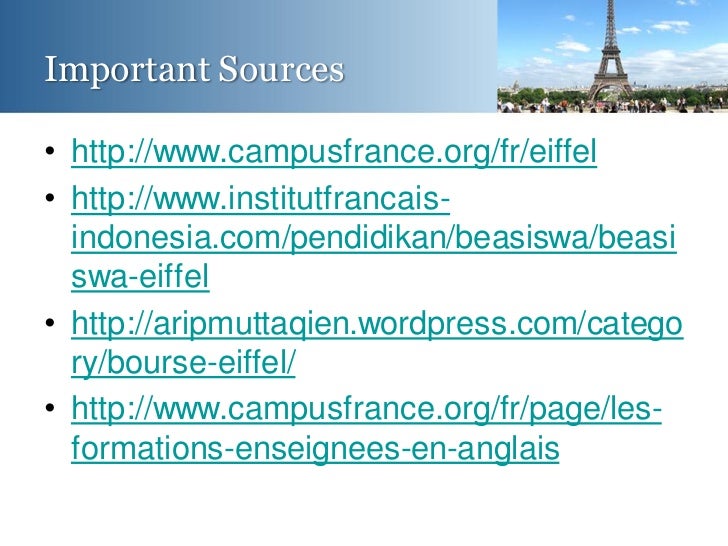 Eiffel Scholarship Anggita Cinditya