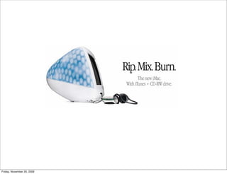 Friday, November 20, 2009
 