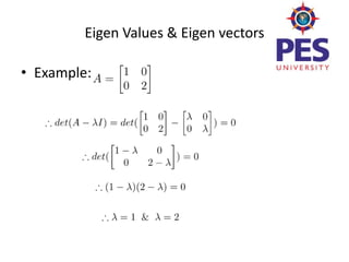 Eigen values&EigenVectors Eigen values&EigenVectors-for SVM machines ...