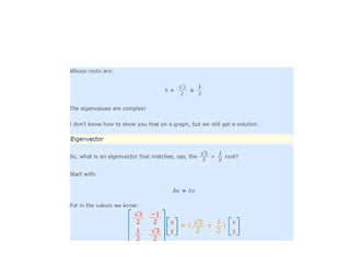 Eigen values&EigenVectors Eigen values&EigenVectors-for SVM machines ...