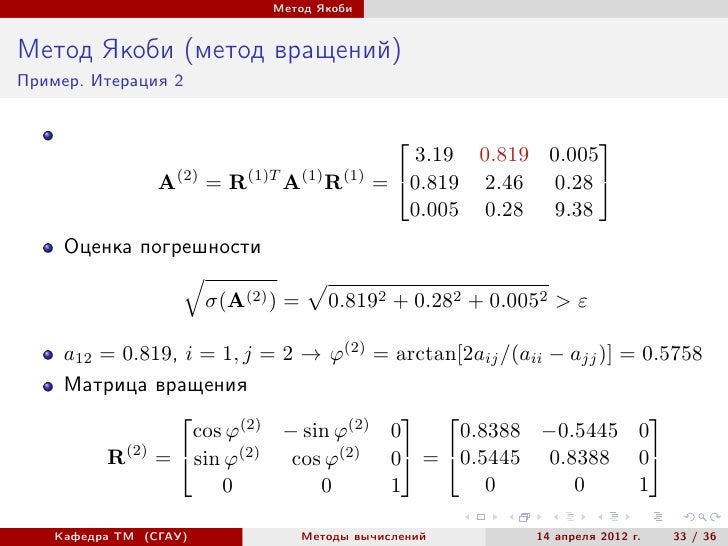 Метод итераций якоби. Метод якоби mathcad. Формула метода простой итерации. Итерационную формулу метода зейделя. Метод простой итерации якоби.