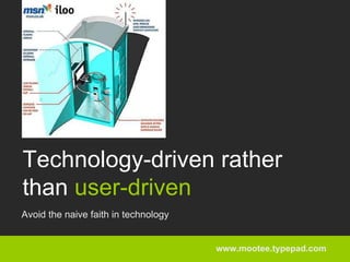 Eight Deadly Sins Of Web 2.0 Start-Ups - Idris Mootee