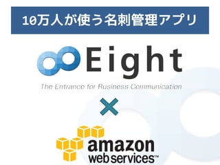 10万人が使う名刺管理アプリ
 