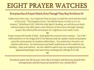 Eight Prayer Watches | PPSX