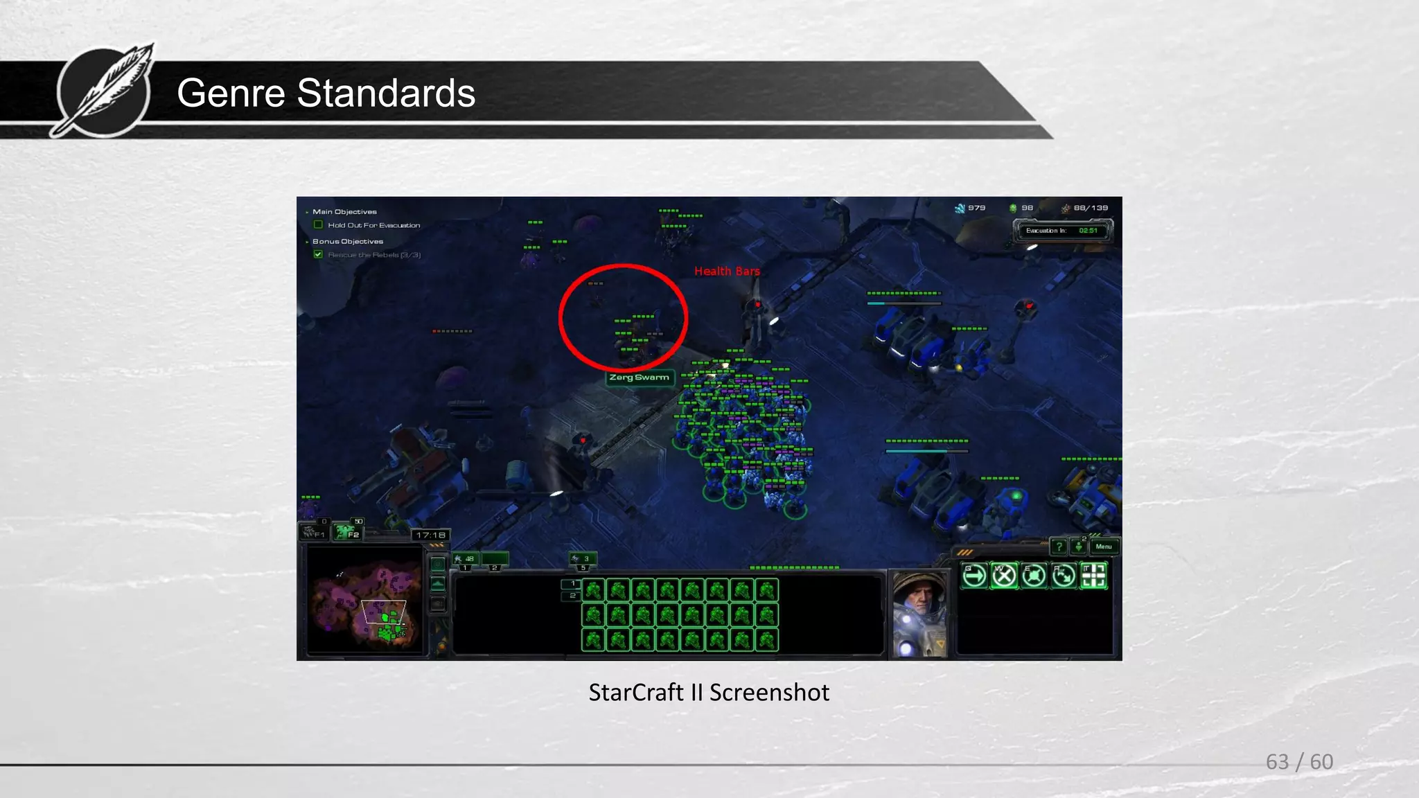 Genre Standards
63 / 60
StarCraft II Screenshot
 
