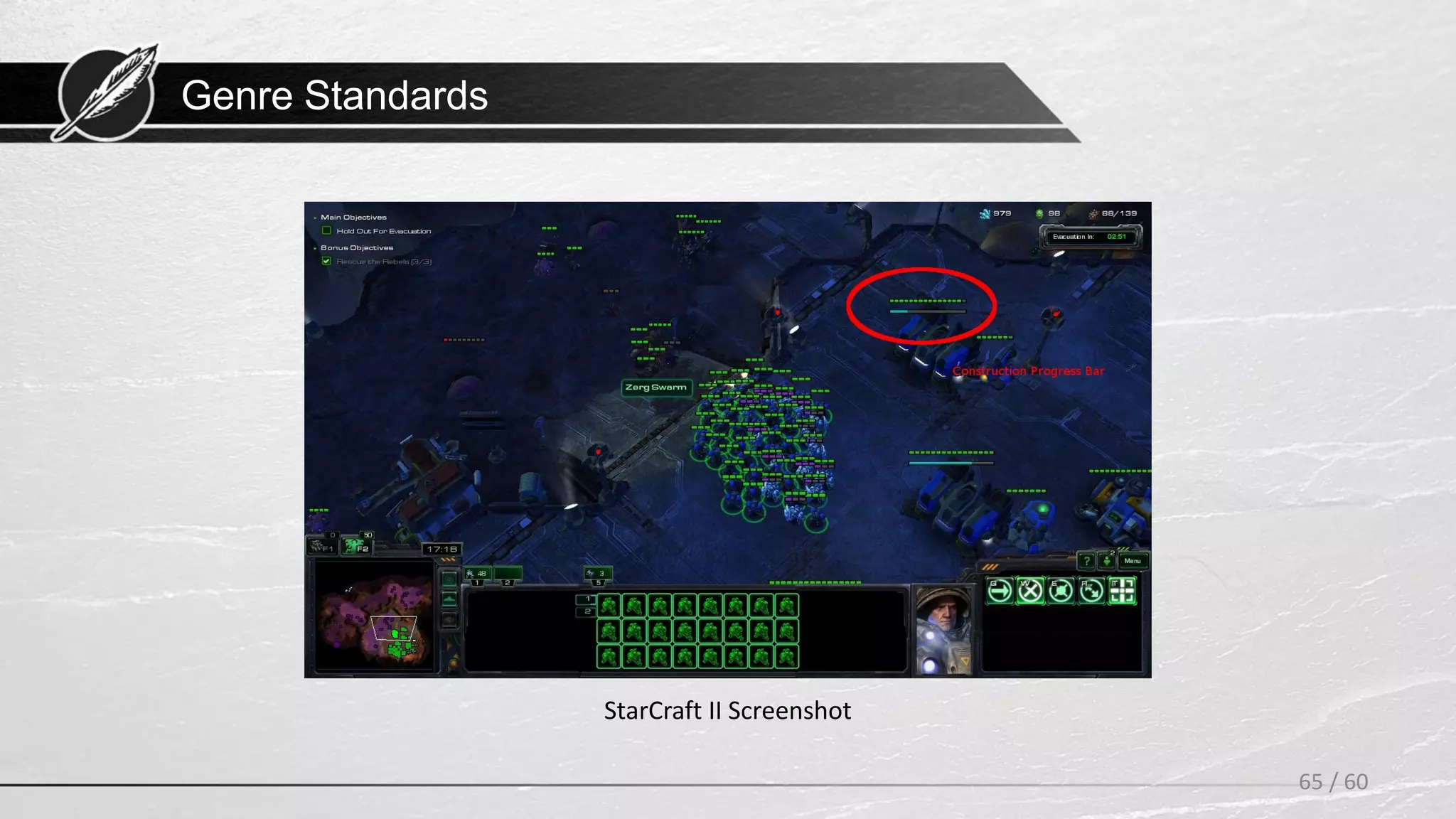 Genre Standards
65 / 60
StarCraft II Screenshot
 