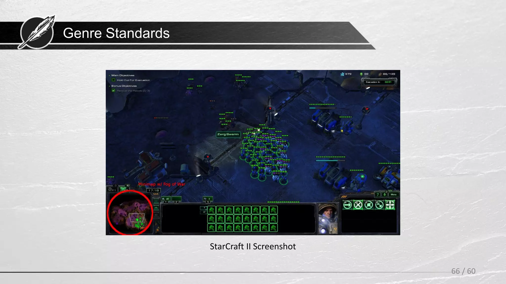 Genre Standards
66 / 60
StarCraft II Screenshot
 