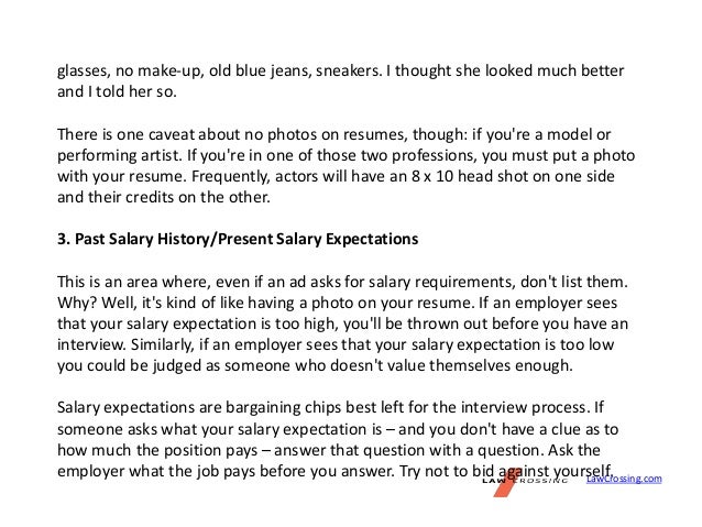 salary expectation cover letter