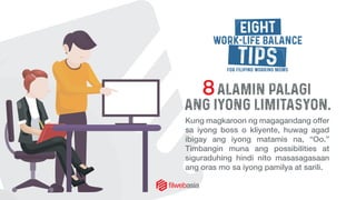 8 Work-Life Balance Tips for Filipino Working Moms | PDF