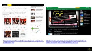 eightytwenty - Immigrant Council Tinder Sex Trafficking Campaign