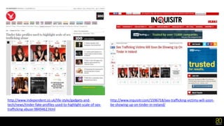 eightytwenty - Immigrant Council Tinder Sex Trafficking Campaign