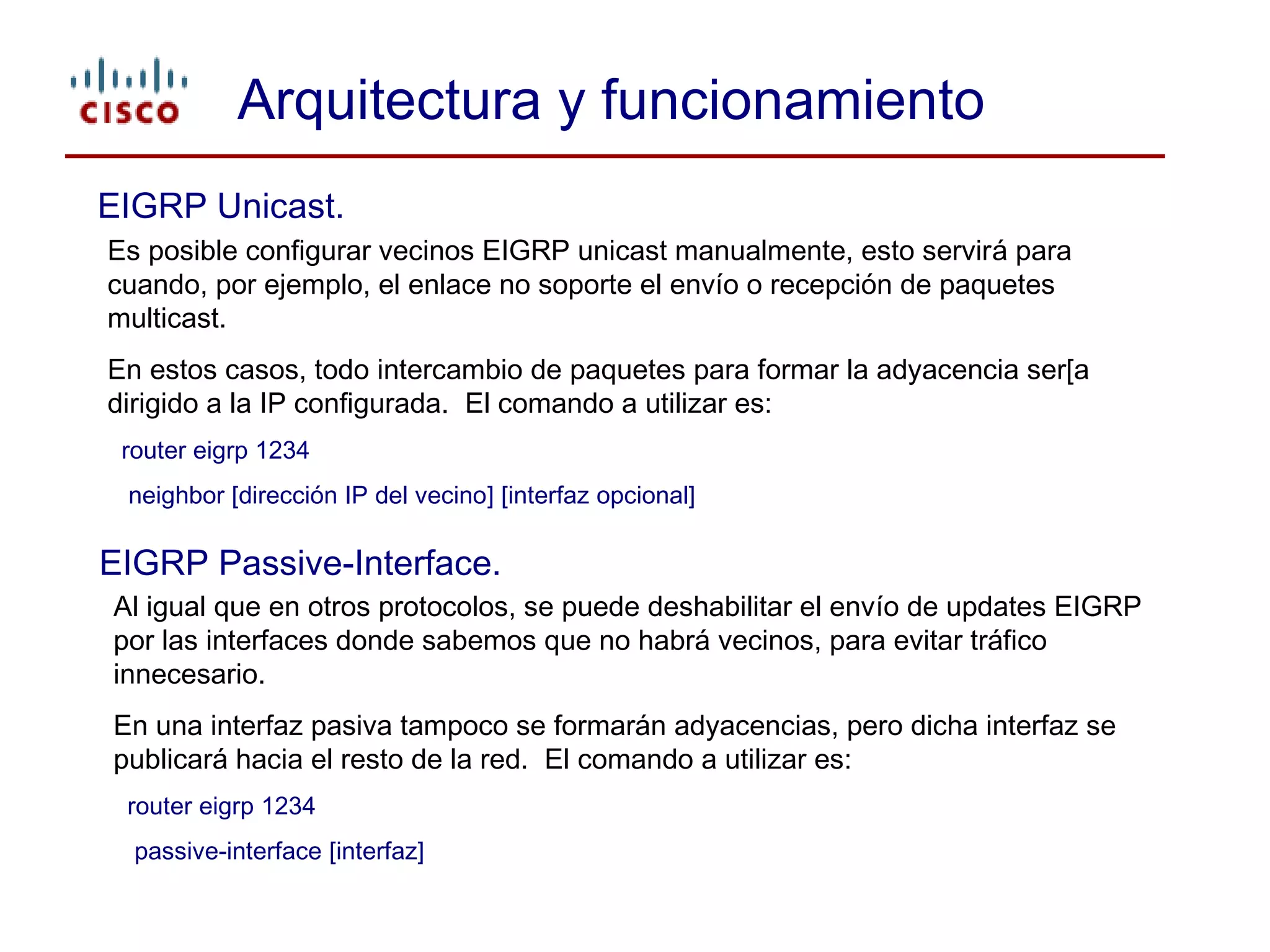 EIGRP - Enhanced Interior Gateway Routing Protocol v1.0 | PPT