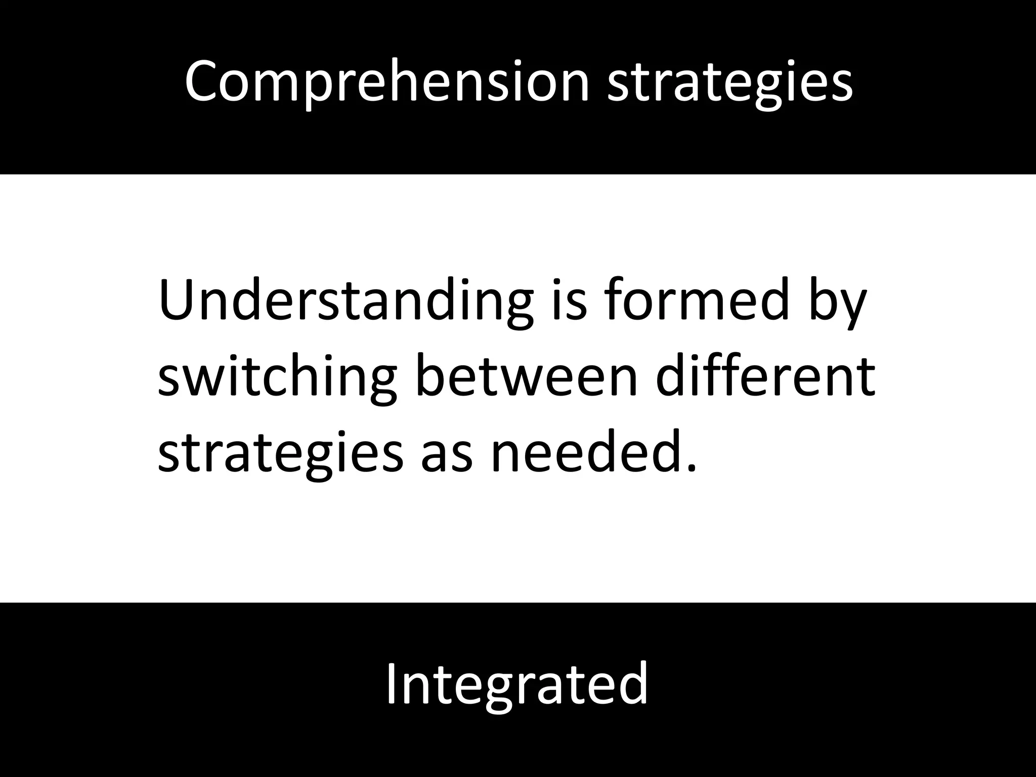 Program understanding Understanding what is relevantat the task level