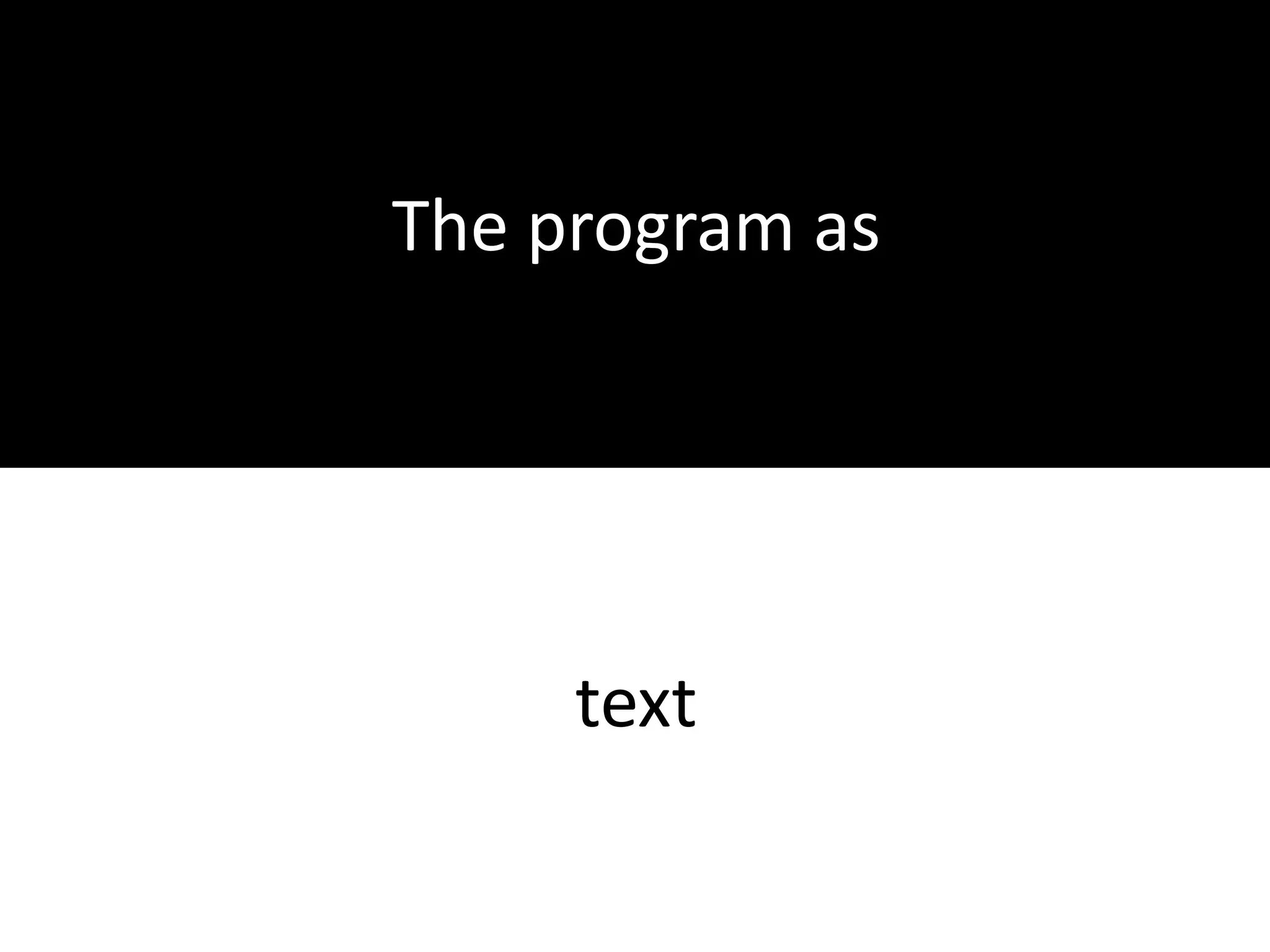 Tools for program understanding