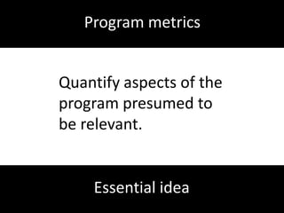 Program slicingHard to integrateintotheprogrammer’sworkflow.Limitation