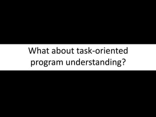 Program metricsQuantifyaspectsofthe program presumed to be relevant.Essential idea